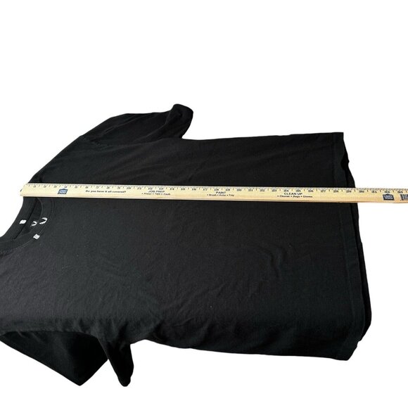 ASRV Men's Size XL Tech Essential Relaxed Tee DSG-0797 Black Cotton Blend - Picture 7 of 12